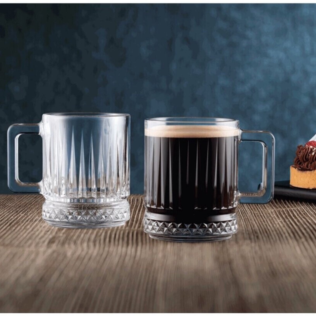 Diamond Edge Mokken Set 6-Delig 240 ml – Luxe Koffiemokken & Theemokken van Keramiek – Moderne Mok met Diamant Reliëf Design – Koffie Thee Warme Dranken – Stijlvolle Mok Set voor Thuis & Kantoor – Vaatwasserbestendig – Trendy Servies — cadeau in Koken & Dineren - foto 4