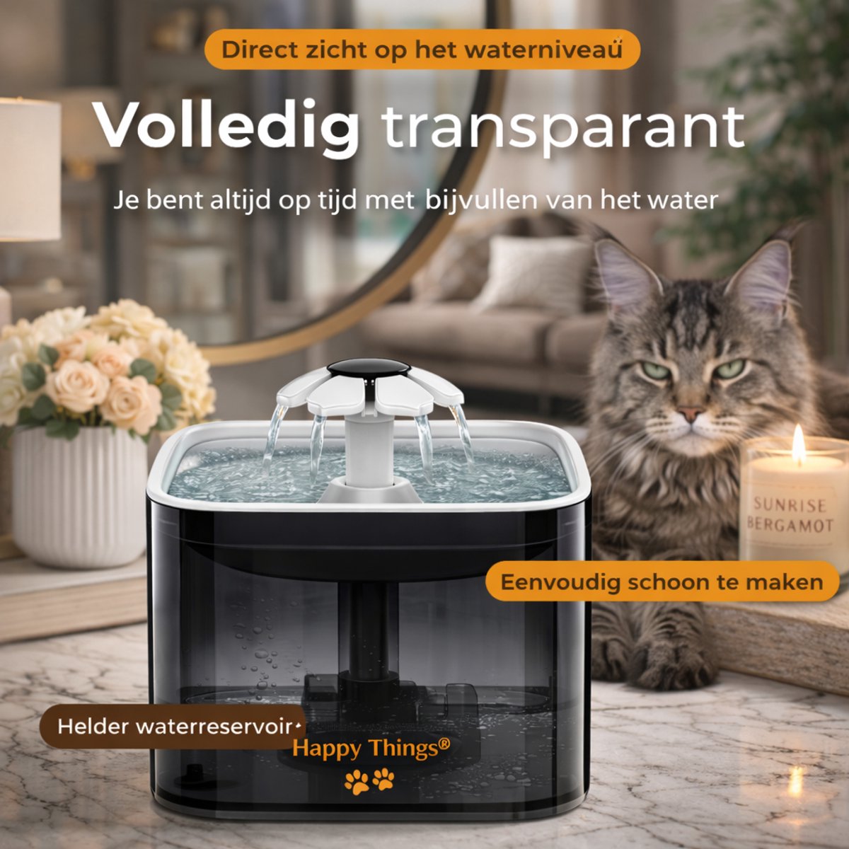 Happy Things Drinkfontein Hond en Kat - Incl 10 Filters thumbnail 6