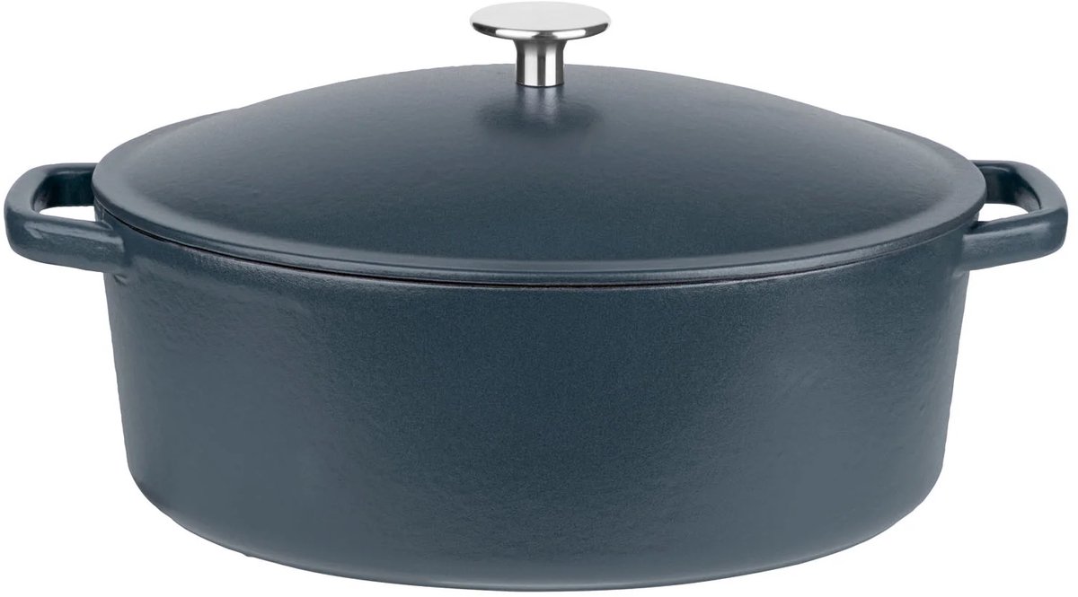 GSW Ovale Gietijzeren Braadpan - Matt Zwart