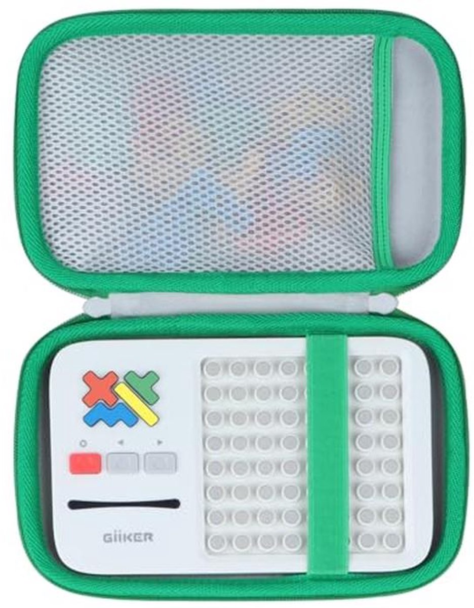 Harde Beschermhoes voor Puzzelspellen - Wit en Groen