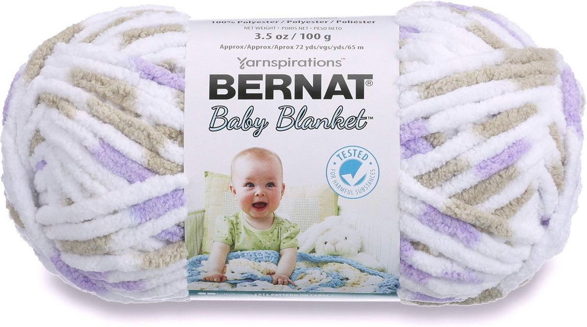 BER BABY DEKEN -100G KLEINE LILAC DOV