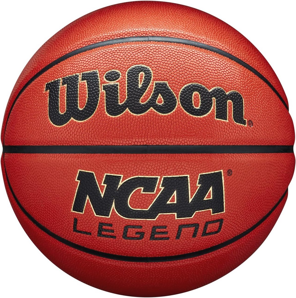 Wilson Basketball NCAA LEGEND, Blended Leer, Binnen- en Buitenbasketbal