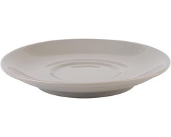 Cappuccino Schotel Grijs Ø 15,5 cm - Elegante Keuze voor Jouw Koffiemomenten