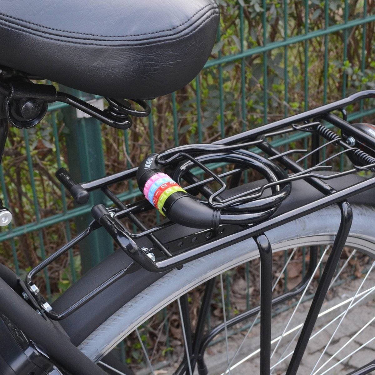 Fietsslot voor Kinderen - Kabelslot met Cijfers, Lichtgewicht en Eenvoudig te Bedienen, Gehard Staaldraad, 10 x 650 mm