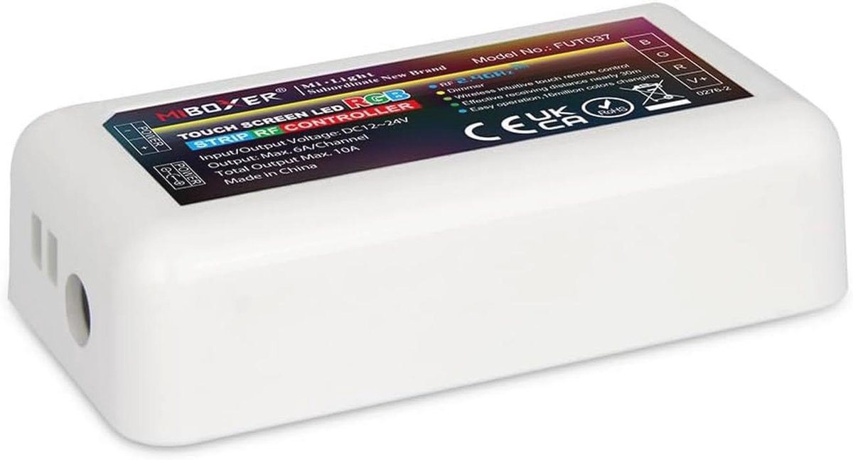 Draadloze WiFi RGB LED Strip Controller 12-24V - 10A