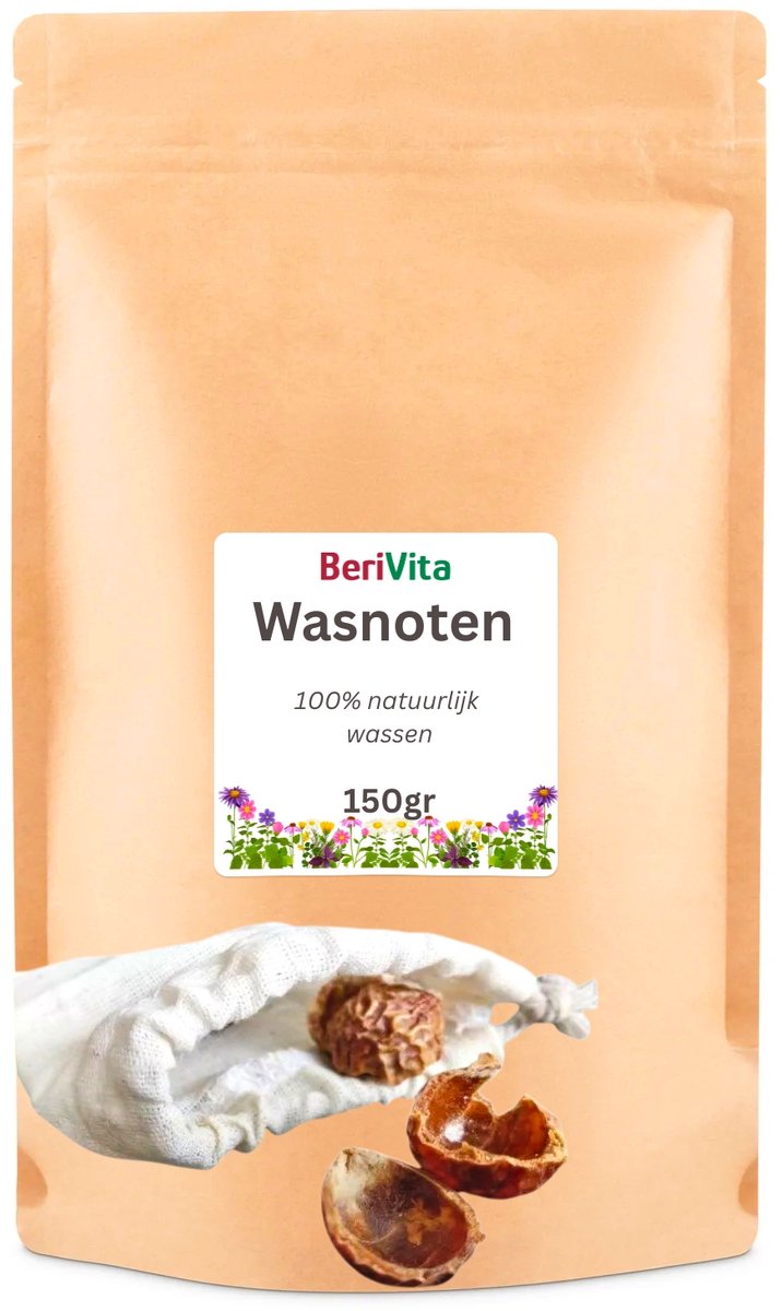 Wasnoten Start 150gr met Waszakje - Zeepnoten - Natuurlijk Wassen