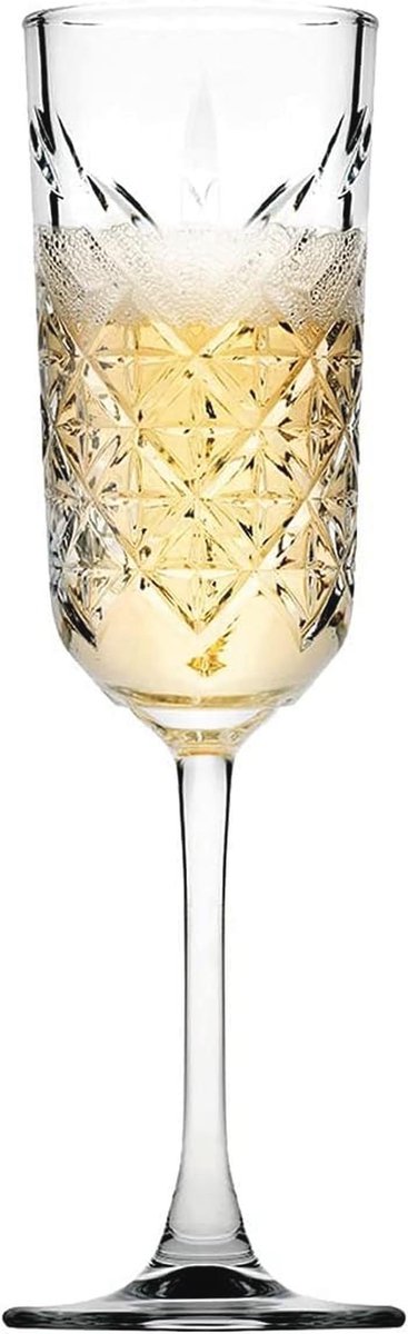 Champagneglas 175 ml - Set van 4 - Transparant