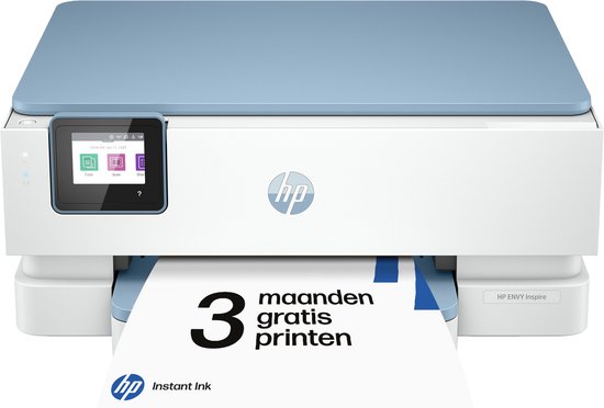 HP Envy Foto Inspire 7221e - All-in-One Inkjetprinter - Blauw - incl 3 maanden gratis Instant Ink