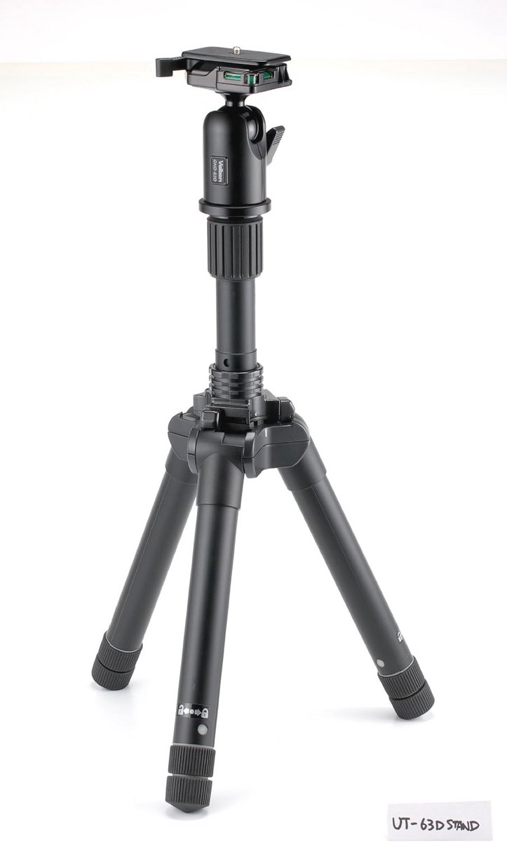 Aluminium Driepootstatief met QHD-63D Kop - Compact en Stabiliteit Tot 156,9 cm