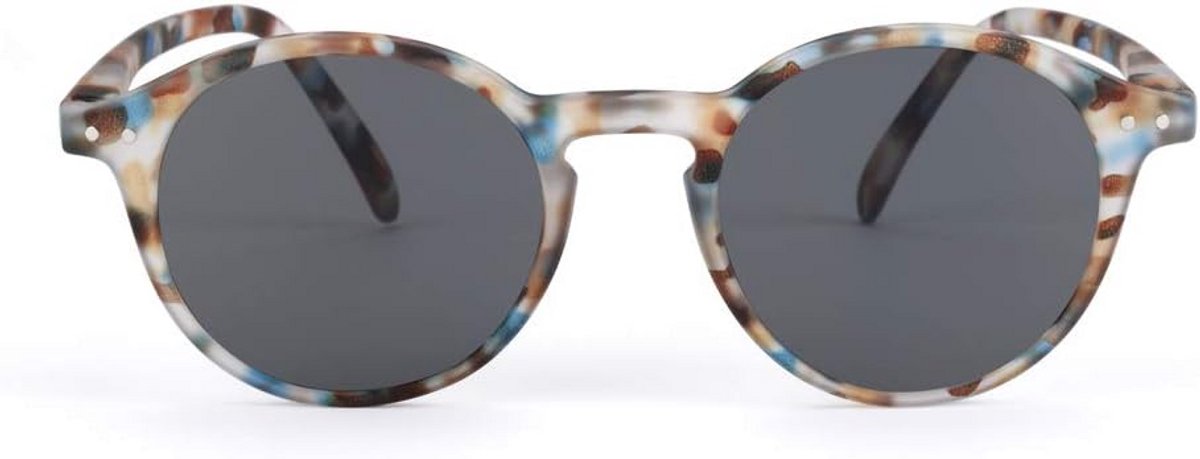 Leesbril Zonnebril #D Blauw Schildpad Unisex met Sterke Stijve Glazen