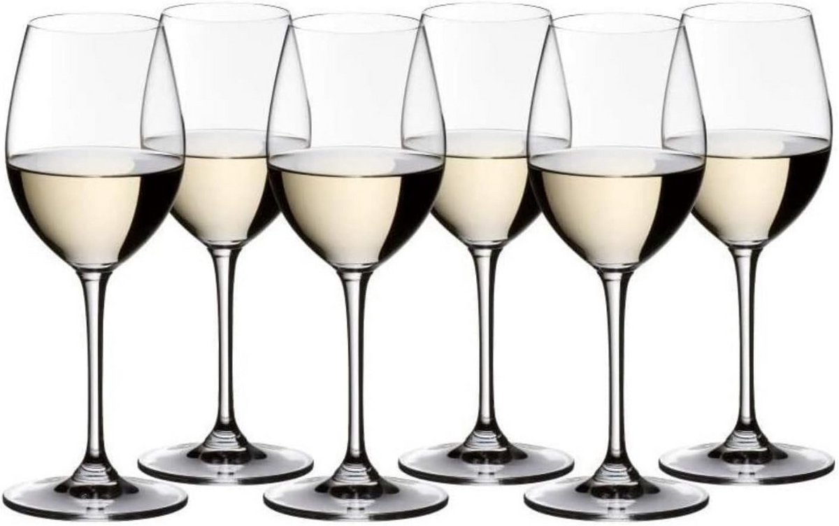 Wijnglas Sauvignon Blanc - Set van 6 Kristalglazen - 350 ml - Geschikt voor Witte Wijn
