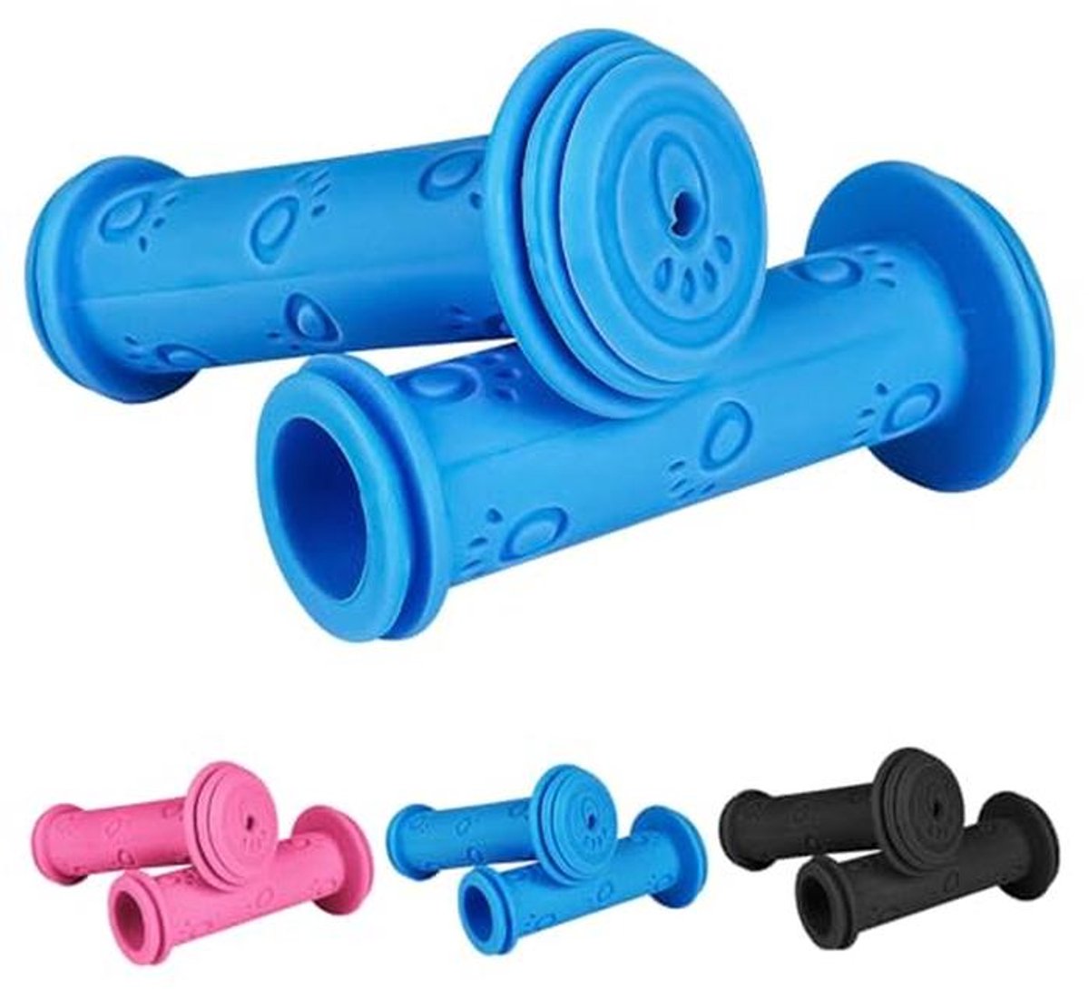 Schattige Kinderfietshandgrepen Antislip - Comfortabele Rubber Handvatten voor Buitenspeelgoed