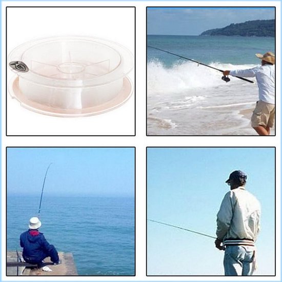 Monofilament Vislijn 100 Meter - 0.45mm Sterke Nylon Draad voor Vissen — afbeelding 4