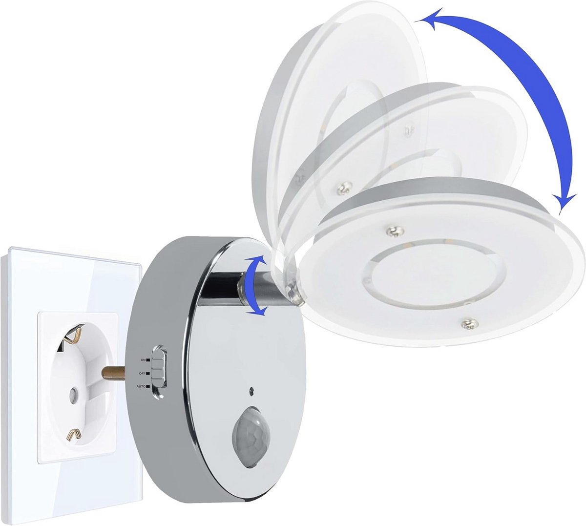 LED sensor nachtlampje met bewegingssensor en automatische functie