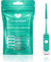 Zorghelden® Dental picks 100 stuks - Voordeelverpakking - Universele maat 1,85MM - Zachte tandenstokers met mintsmaak- Tandenragers