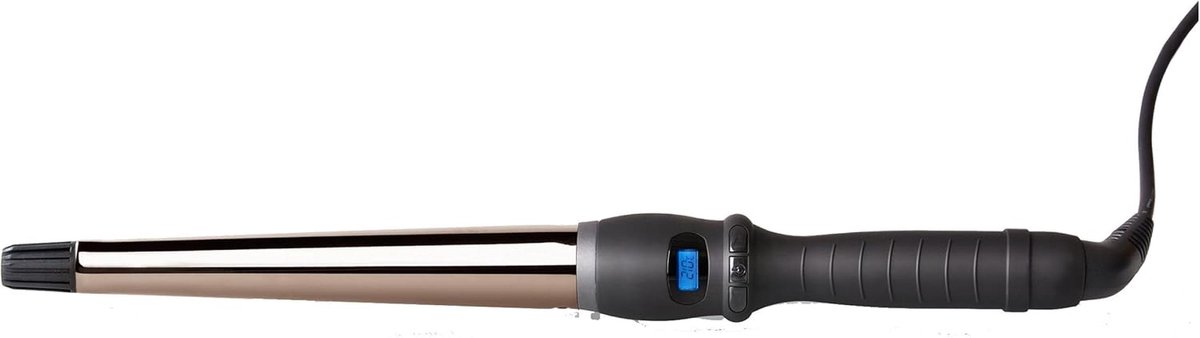 Vlakke Conische Tang FLAT CURL 25 - Zwart