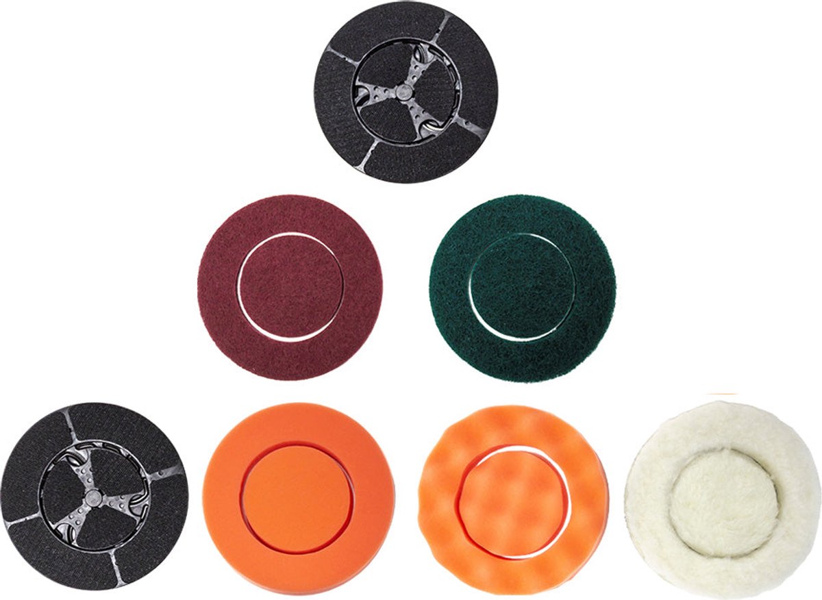 Batavia Twin Brush Polijst- en Schuurpads Set