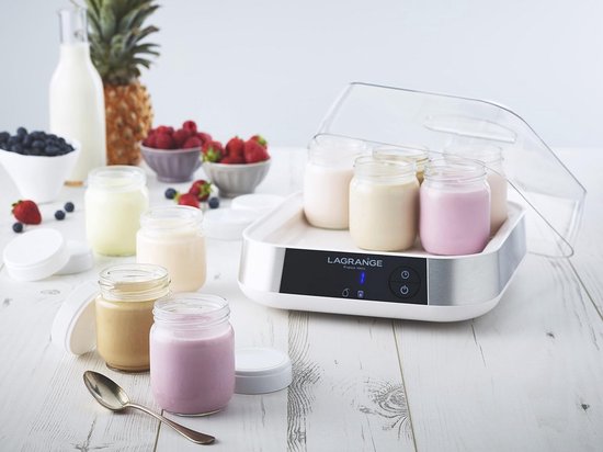 Yoghurtmaker met 9 glazen potten, programmeerbaar tot 15 uur, met automatische uitschakeling — afbeelding 4