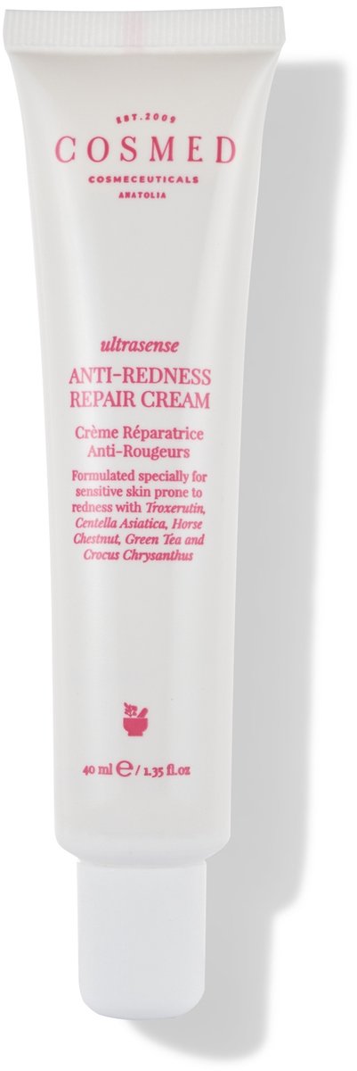 Cosmed Ultra Sense – Anti Redness Repair Cream – Anti-Roodheid Crème – Vermindert Roodheid en Irritatie – Voor Gevoelige en Rosacea-gevoelige Huid – 40ml