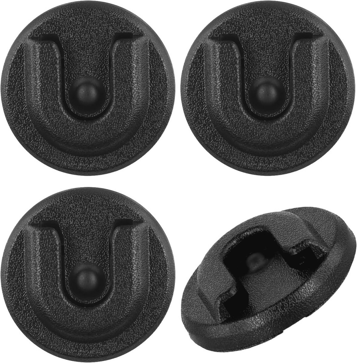 4 Stuks Ronde Microfoon Hanger voor CB Radio – Zelfklevende Microfoon Houder Mount