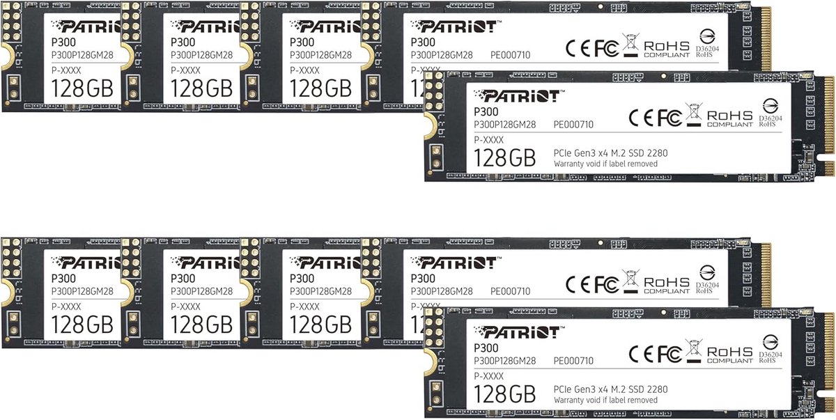 128GB NVMe SSD M.2 2280 - Gen 3x4 Solid State Drive