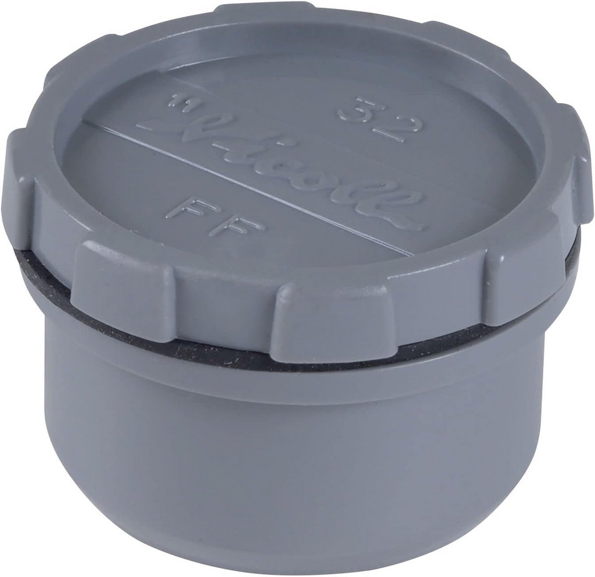 PVC afsluitdop 50 mm voor gootsteen en waterafvoer