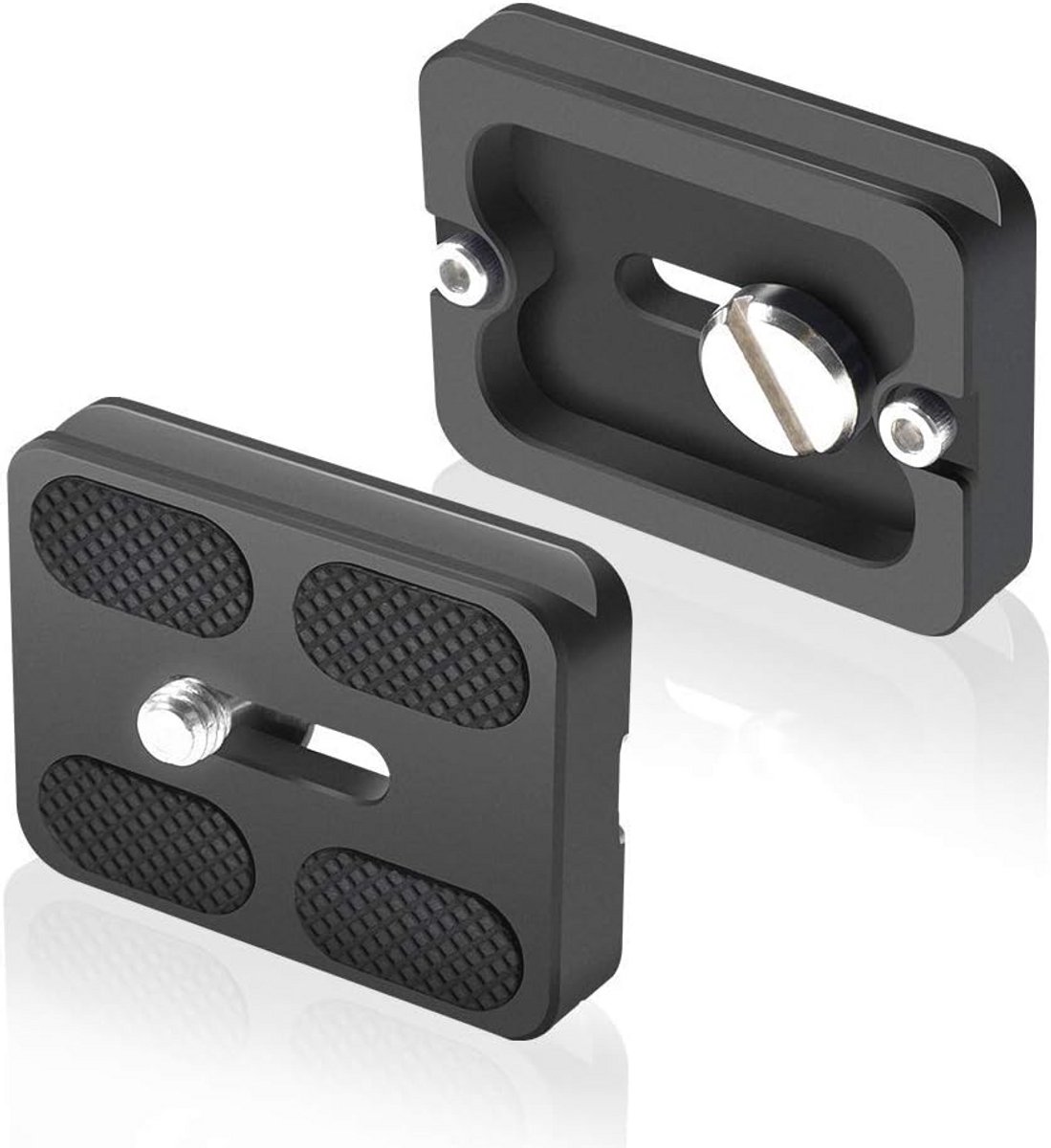 Snelwisselplaatadapter 2 Stuks Quick Release Plate voor Camera Statief 1/4 inch