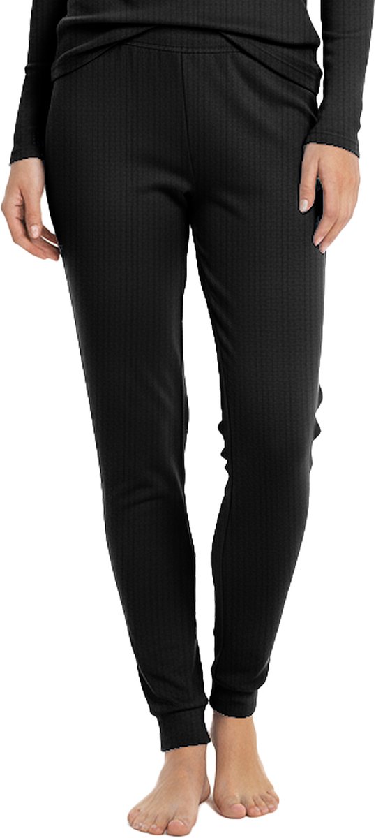 Thermobroek Dames - Zwart - Maat XL - Gianvaglia Thermo Ondergoed - Thermo Set - Thermo Legging - Heat Booster Series
