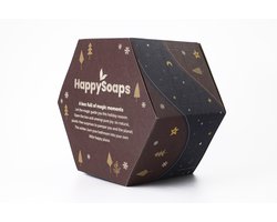 HappySoaps - Giftbox Kerst - 6 duurzame verzorgingsproducten - 100% Plasticvrij