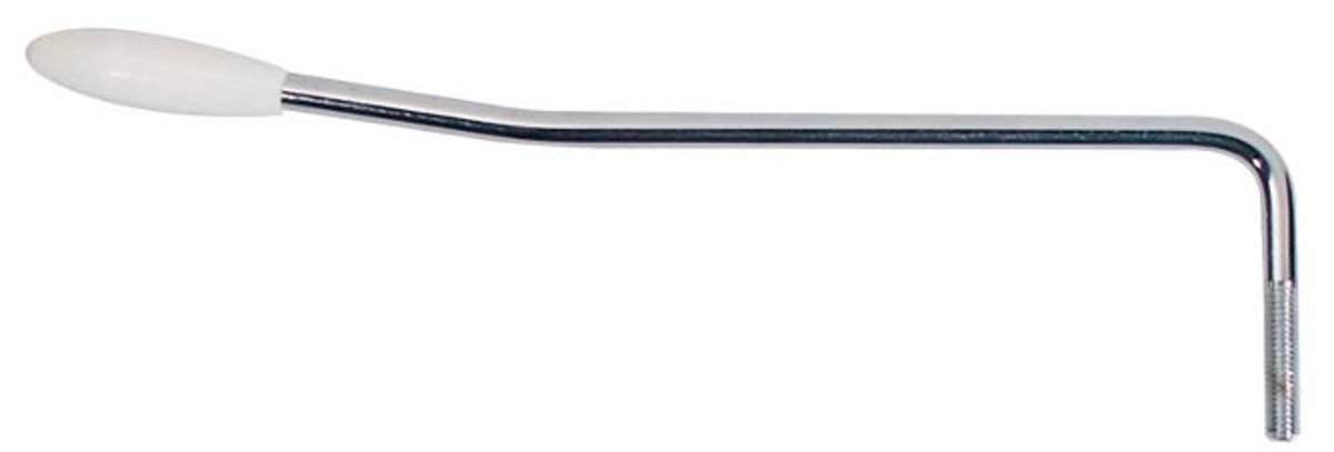 Tremolostang - Boston TA-5-FCW - 5mm schroefdraad - 5mm armdiameter - Chroom - Witte knop