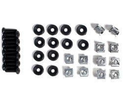 Rackware set - incl. 12 moeren, ringen, schroeven - Innox RP AC - Multikleur
