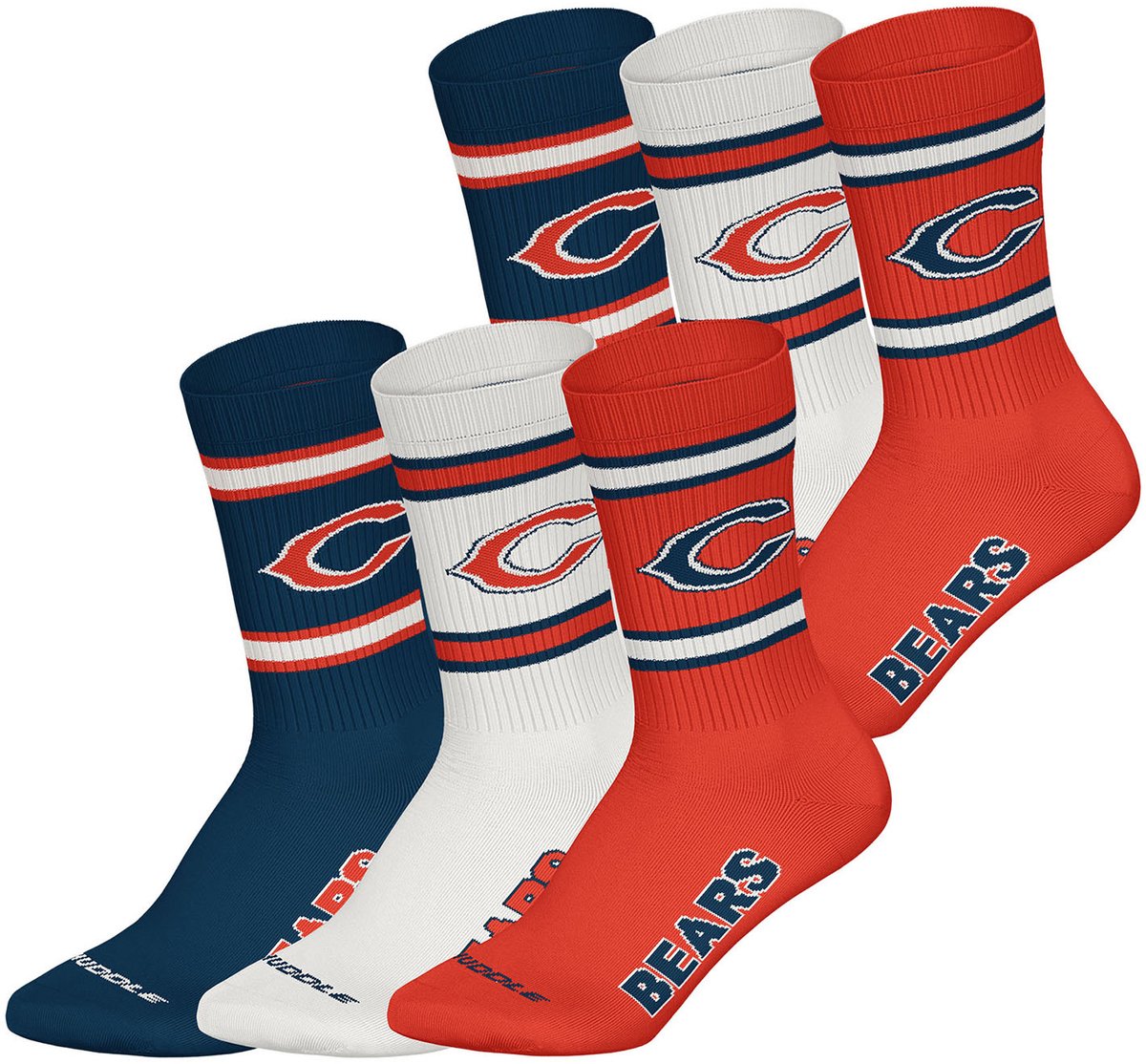 Huddle Freizeitsocken Chicago Bears Crew