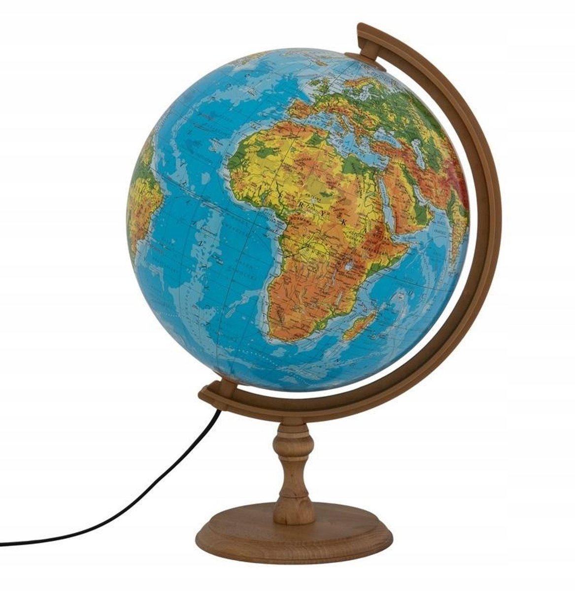 Verlichte Fysieke Wereldbol 32cm voor Kinderen - Educatief & Decoratief