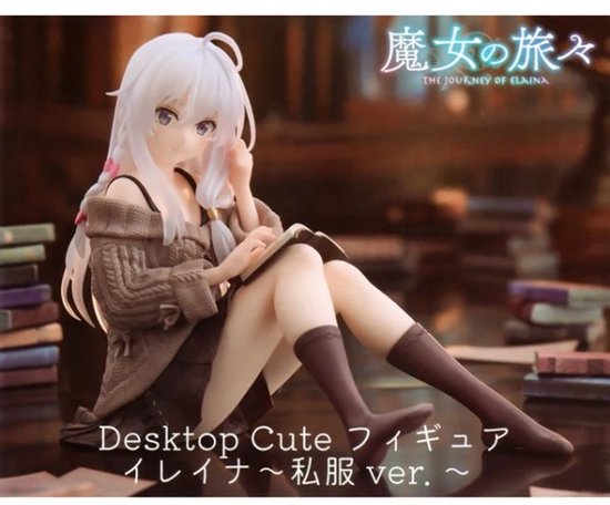 Japanse Anime / Manga - The Journey of Elaina PVC Statue Desktop Cute Figure Elaina Casual Clothes Ver. 13 cm