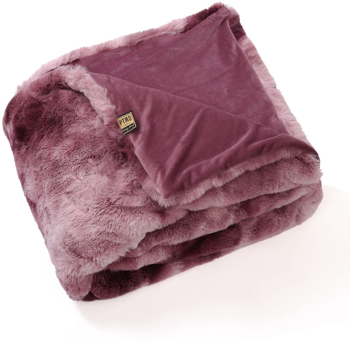 PTMD Plaid Linde - Paars - 150x200x2cm