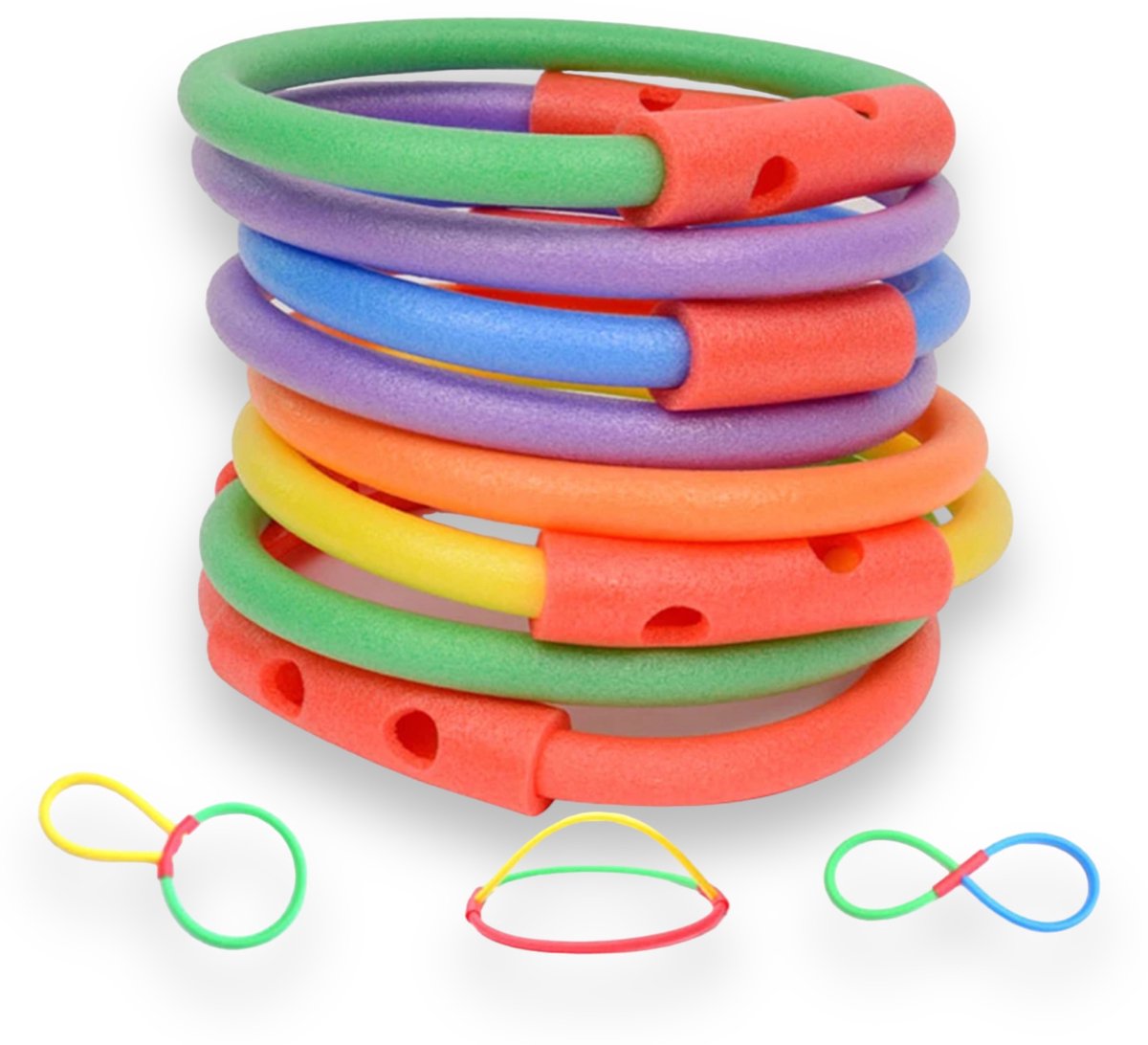 Comfortable Noodle - Accessoires Opzetstuk 1 Gat Foam Blauw — afbeelding 3