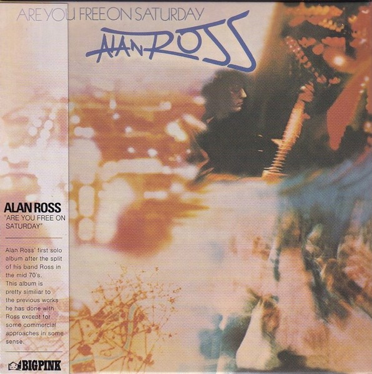Alan Ross - Are You Free On Saturday (CD)
