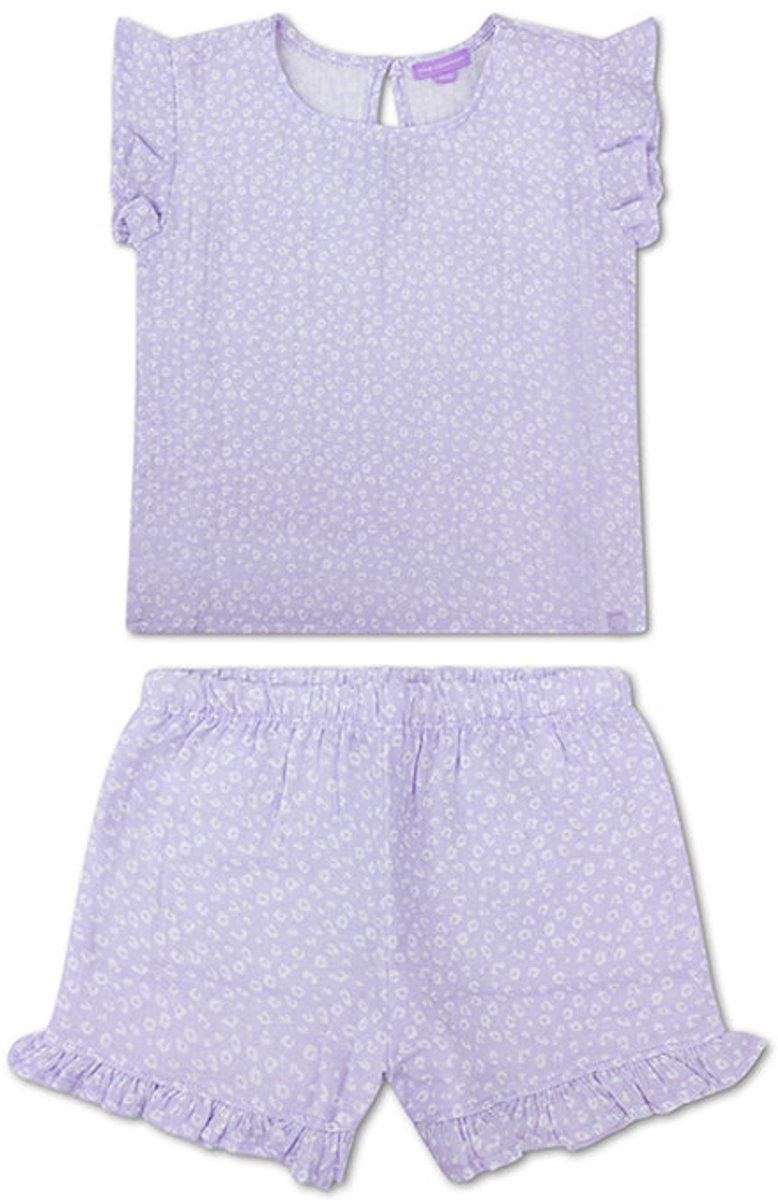 Swim Essentials | Lila Panterprint Meisjes Set Strand - Muslin — afbeelding 6