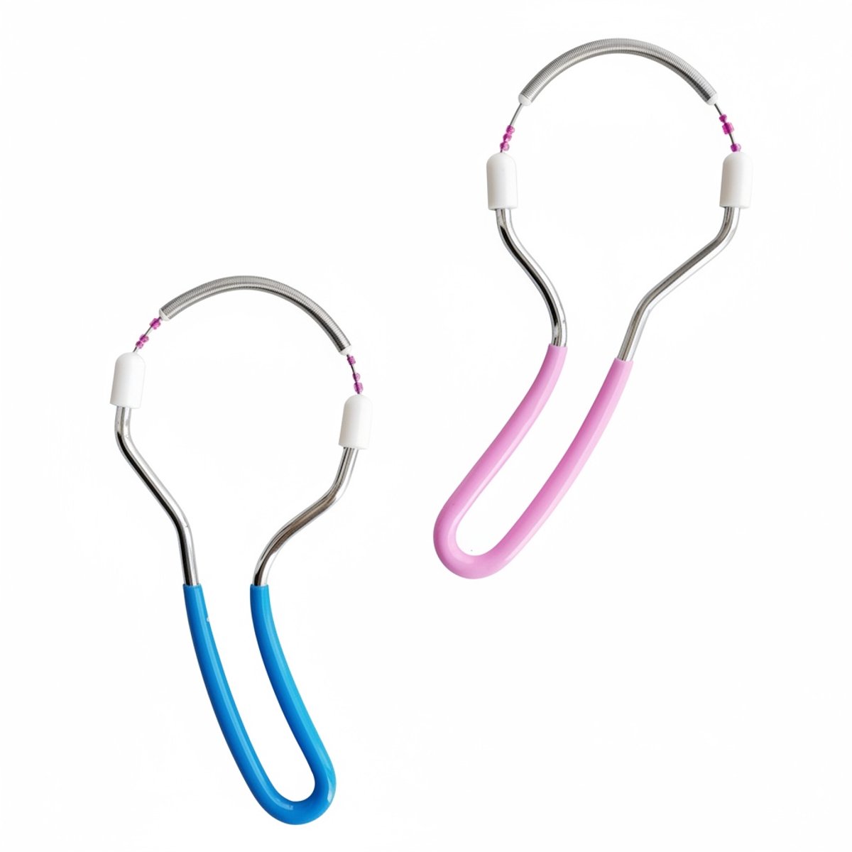 EXCITAT Spring Facial Epilator - Handmatige epilator - Spring Facial Hair Roller - Epilator met draadjes - Geschikt voor gezichtshaarverwijdering - 2 stuks