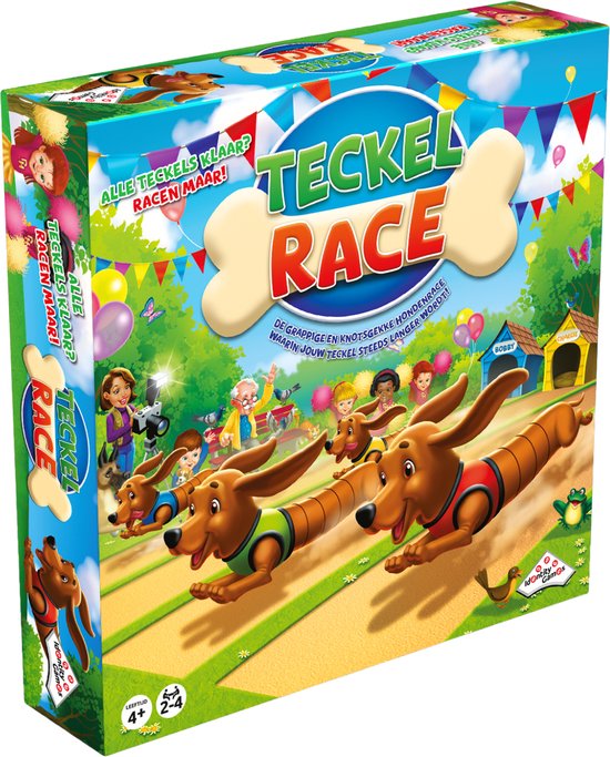 Teckelrace - Kinderspel - Grappig en knotsgekke hondenrace spel
