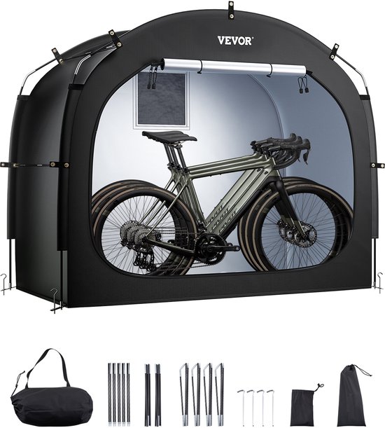 VEVOR Fiets Tent Fiets Garage Fietsenstalling voor 3-4 Fietsen 203x122x169cm