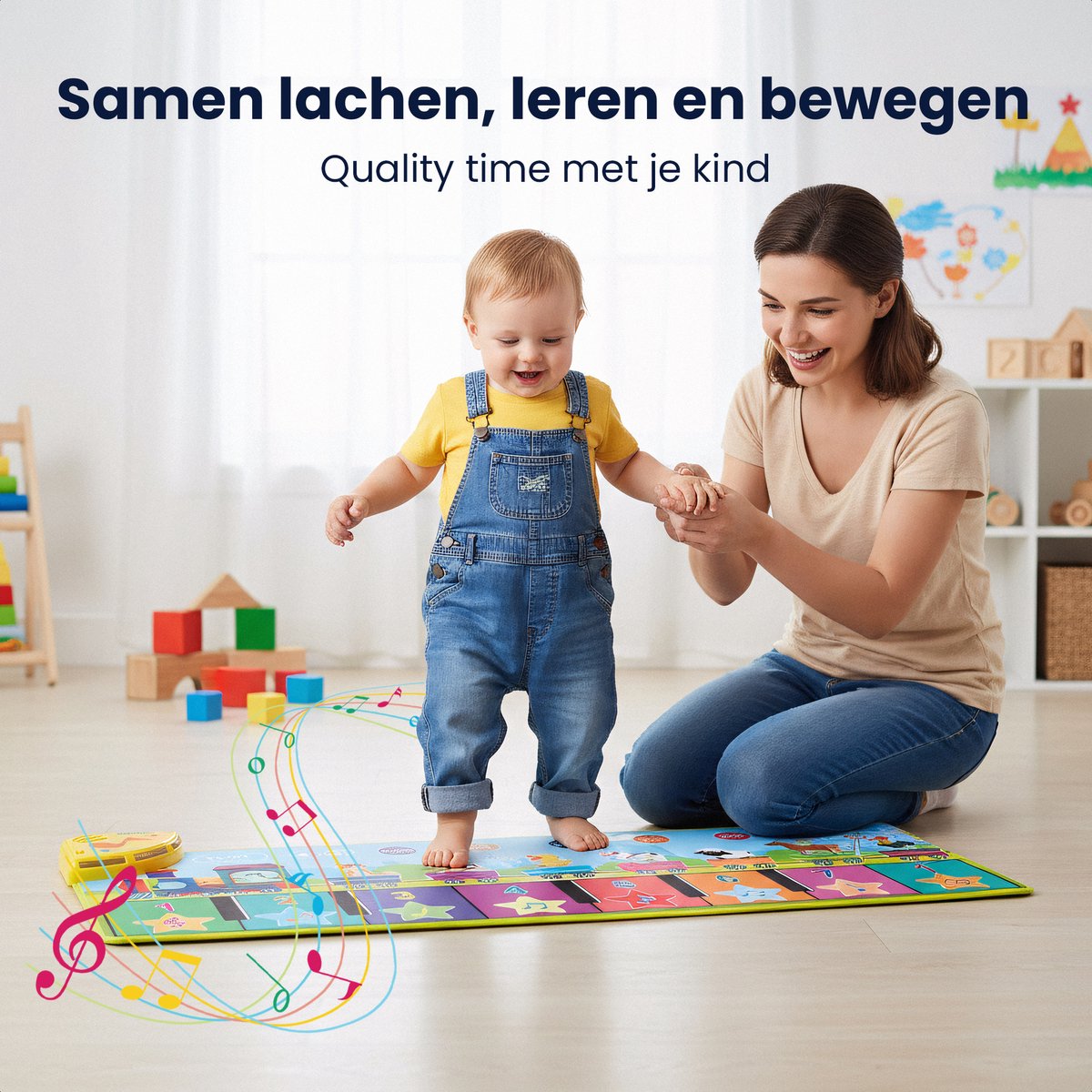 Magische Kinder Pianomat - Muziekmat - Speelgoed 2 Jaar - Speelgoed 3 Jaar - Speelgoed 4 Jaar - Speelgoed 5 Jaar - Montessori Speelgoed - Educatief Speelgoed - Jongens Speelgoed - Meisjes Speelgoed - Kinderspeelgoed — afbeelding 2