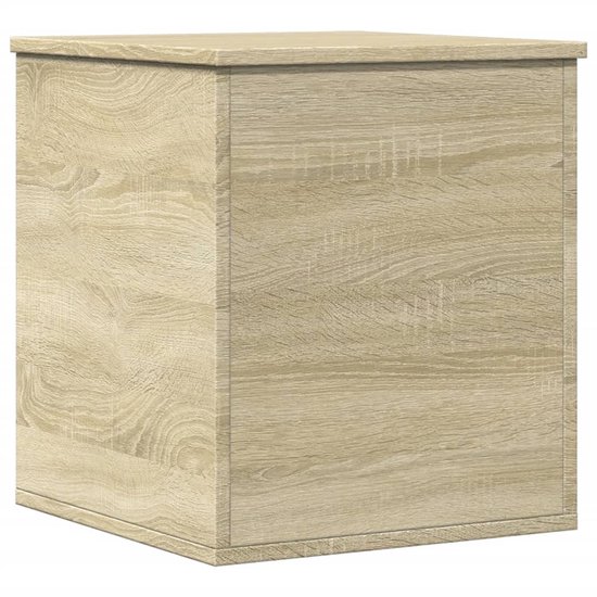 vidaXL - Opbergbox - 40x42x46 - cm - décoré - bois - sonoma - chêne