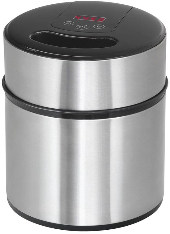 IJsmachine 1,8 Liter - Voor roomijs, frozen yoghurt & sorbet - Digitaal display met timer - Automatische ijsmaker — afbeelding 3