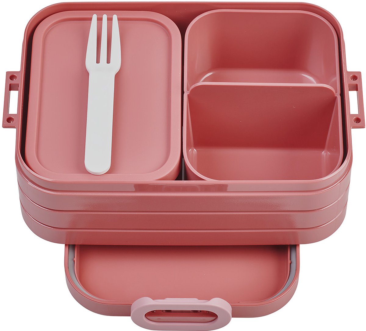 Bol.com Mepal Bento Lunchbox midi – Broodtrommel - 4 boterhammen - Vivid mauve aanbieding