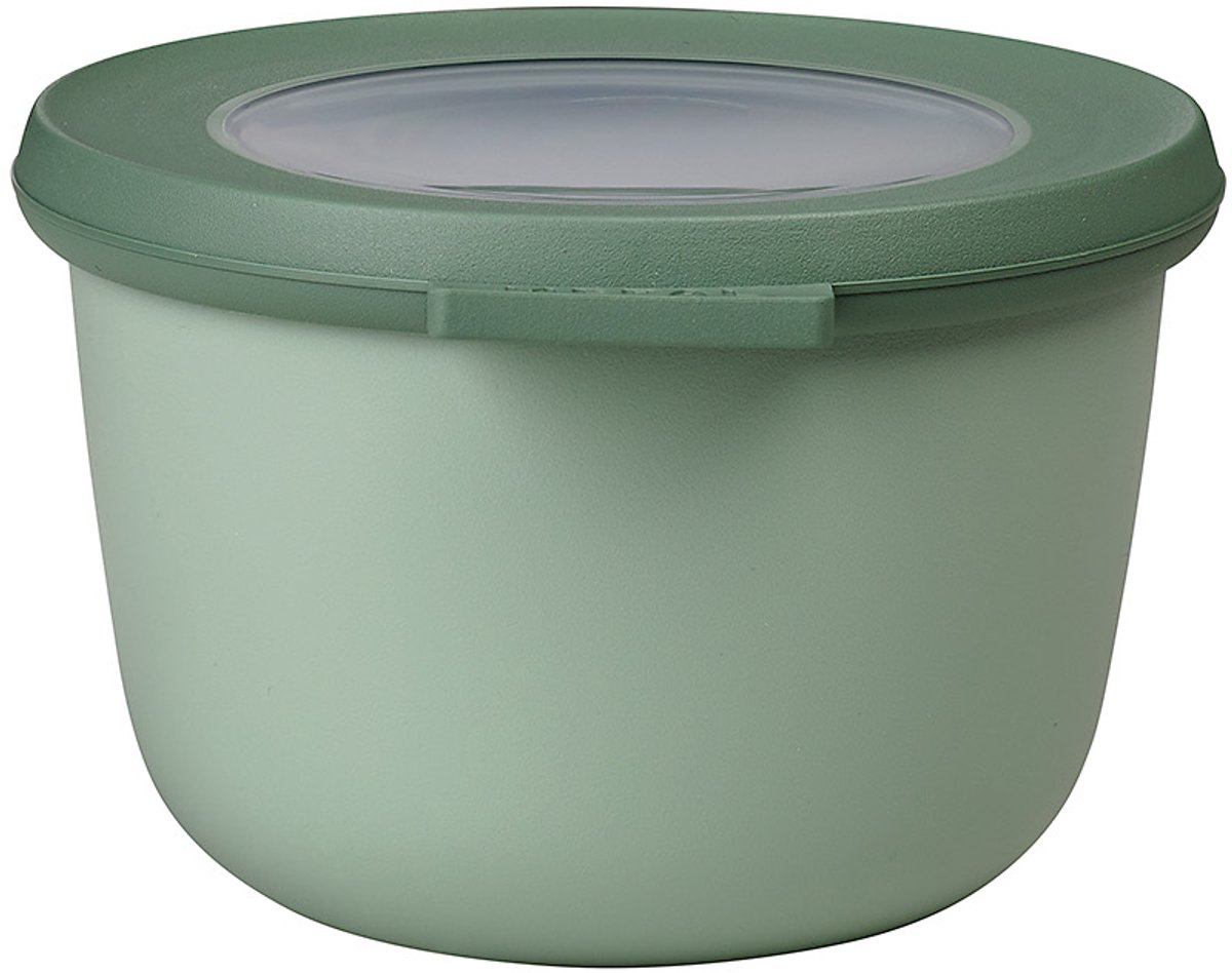 Mepal – Multikom Cirqula rond 500 ml – Mag in de vriezer, magnetron en vaatwasser – Nordic sage – Geschikt als meal prep bakje, vershoudbakje, bewaardoos