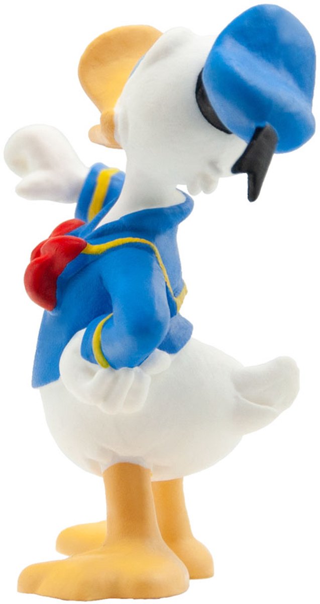 Bullyland 15345 – Speelfiguur en verzamelfiguur Donald Duck uit Disney – ca. 4,8 × 3,7 × 6,4 cm – levensecht en detailrijk vormgegeven – ideaal als taartfiguur en klein cadeautje voor kinderen vanaf 3 jaar. — afbeelding 5