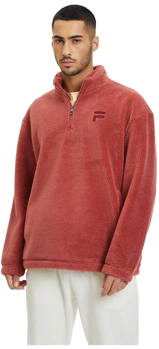 Fila Craon Fleece Met Halve Rits Man Marsala