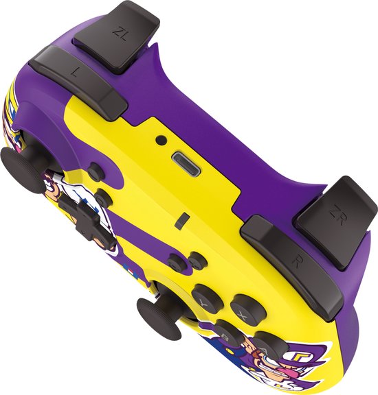 HORI - HORIPAD Draadloze Nintendo Switch Controller - Wario et Waluigi - Officieel gelicentieerd door Nintendo