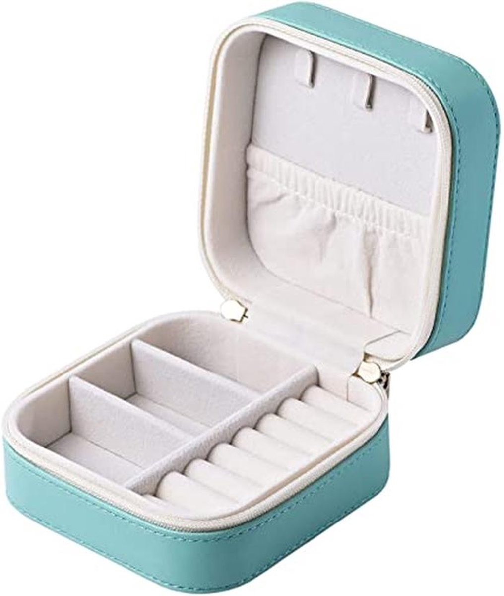 Elegante Sieradendoos in Blauw voor Vrouwelijke Sieraden